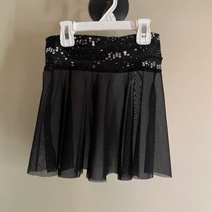 Children's Black Ballet Skirt